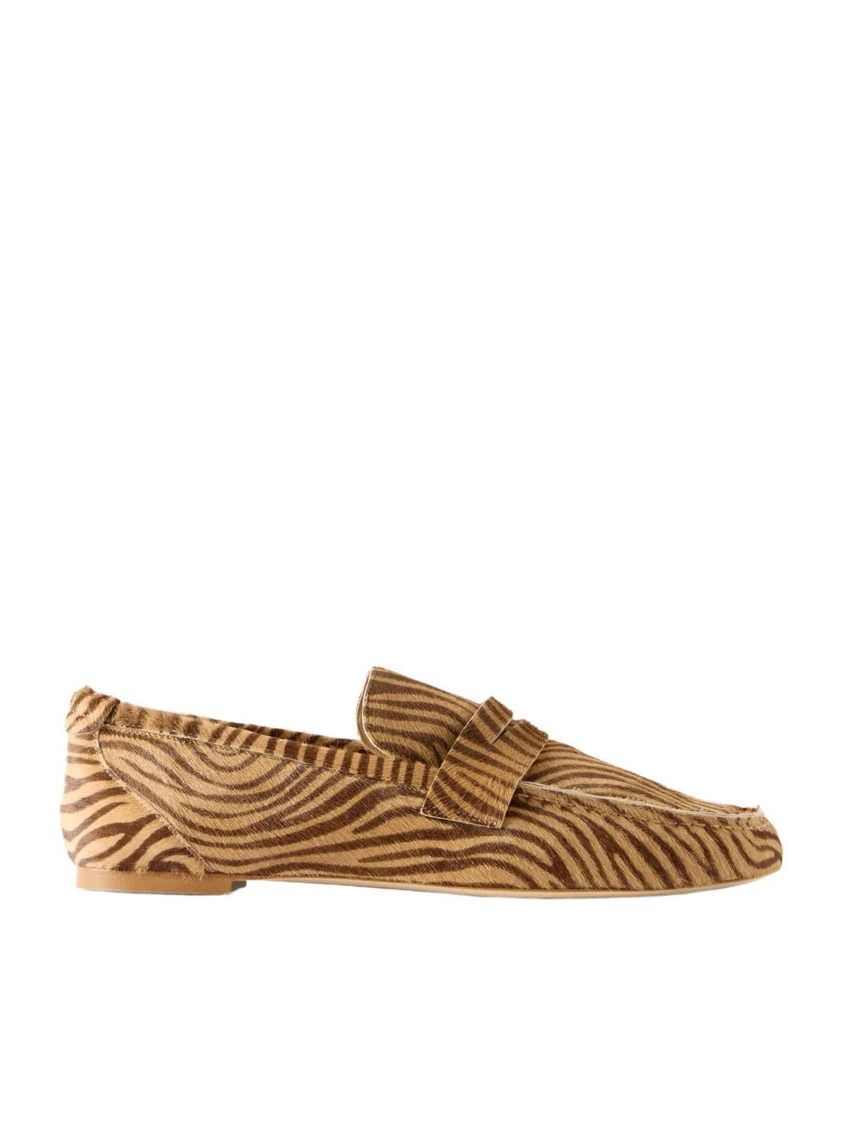 Zebra-print Calf Hair Penny Loafers Zebra-print Calf Hair Penny Loafers