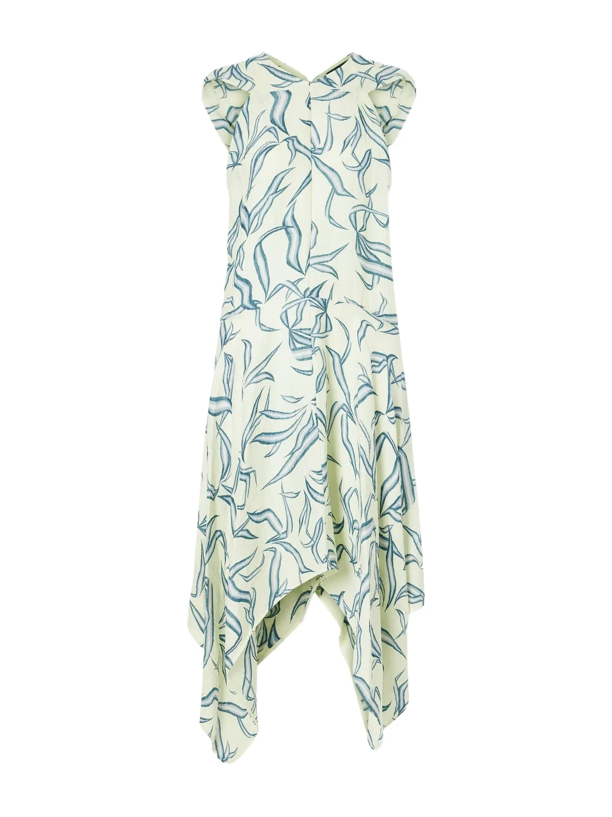 Proenza Schouler Sybella Printed Linen And Silk-blend Maxi Dress
