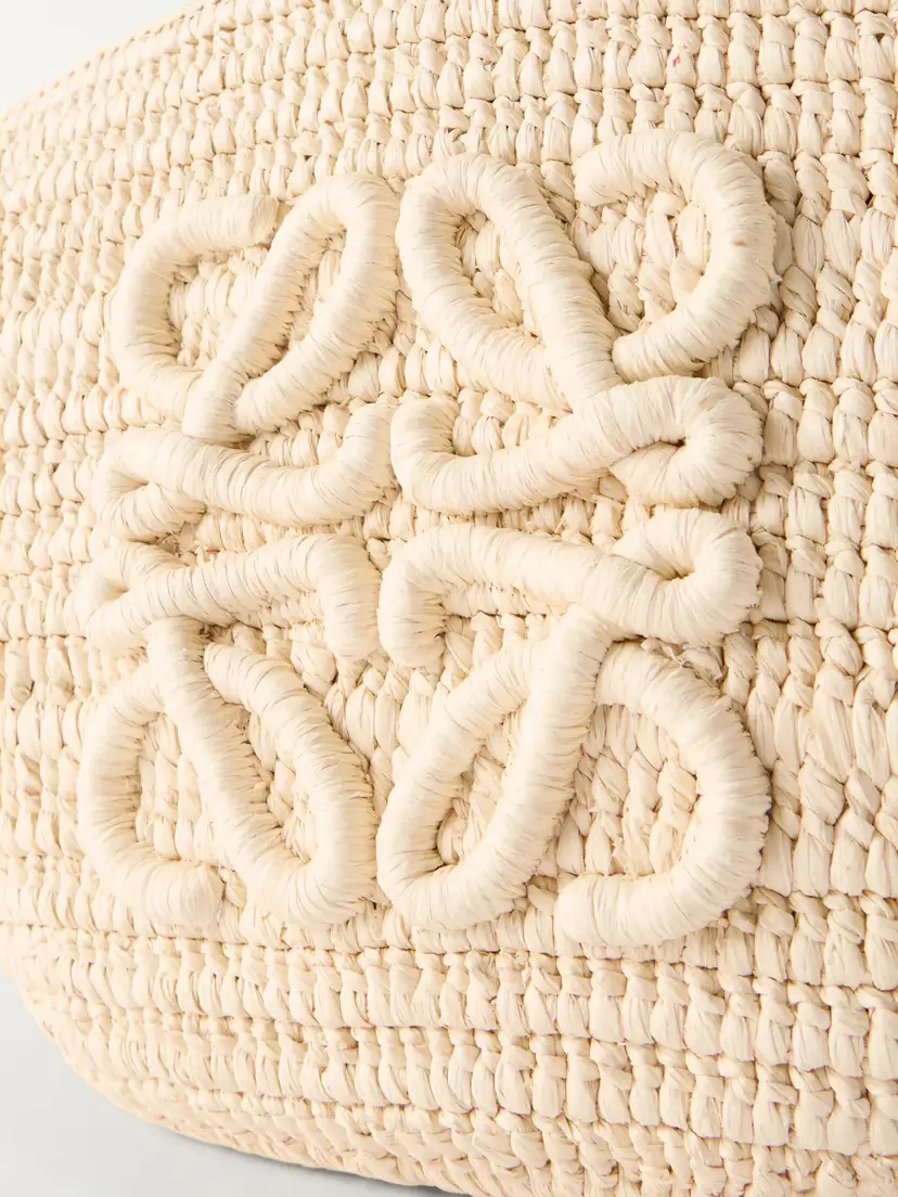 Loewe + Paula's Ibiza Eclipse Leather-trimmed Raffia Shoulder Bag | Thumbnail 5 Loewe + Paula's Ibiza Eclipse Leather-trimmed Raffia Shoulder Bag | Thumbnail 5