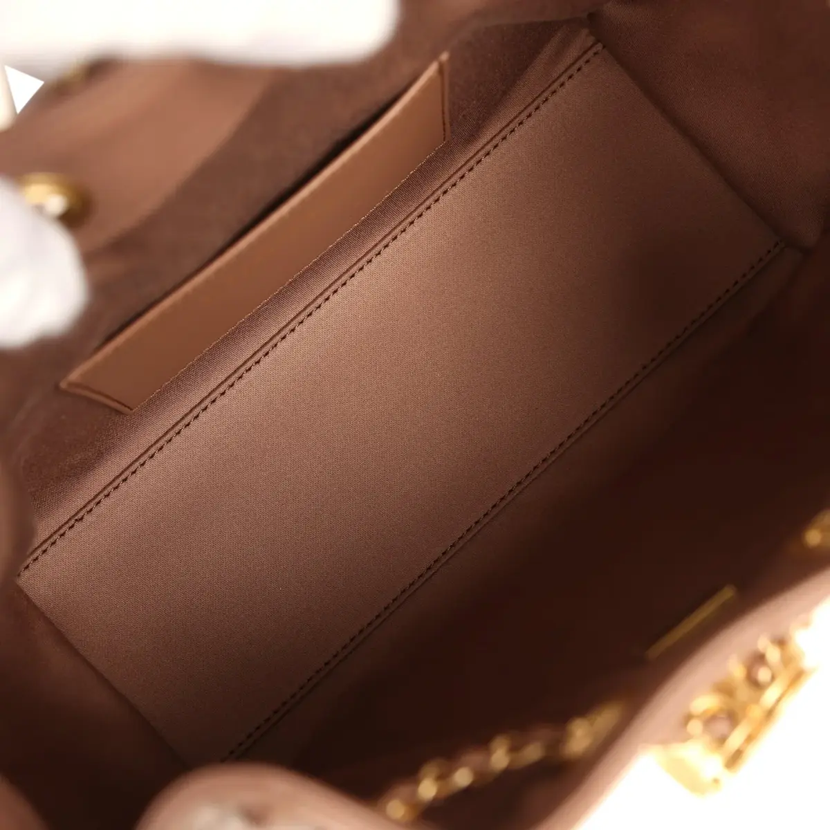 Chanel Chanel Mini 25 Hobo Bag Brown Caviar Antique Gold Hardware | Thumbnail 8 Chanel Chanel Mini 25 Hobo Bag Brown Caviar Antique Gold Hardware | Thumbnail 8