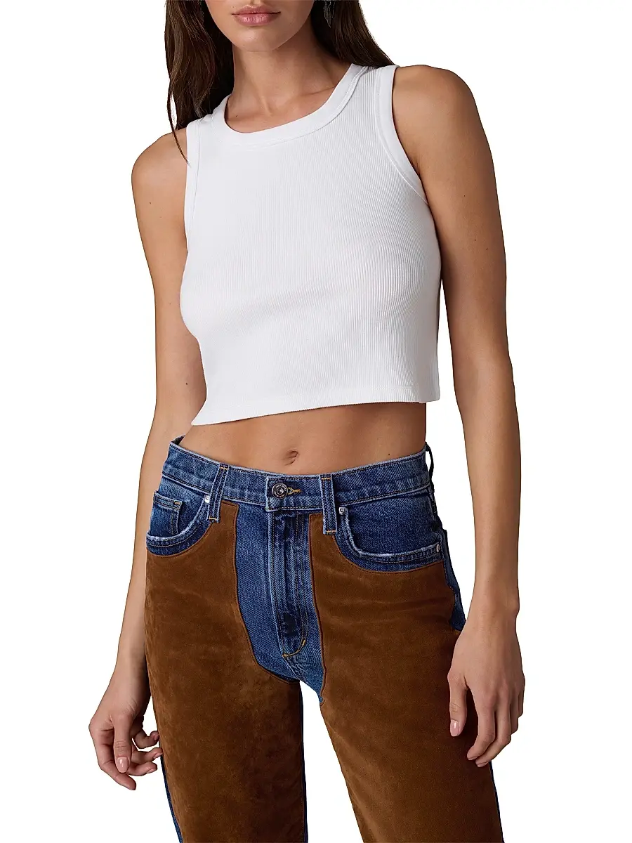 Joe's Jeans Women's X WeWoreWhat The Ranch Cotton Ribbed Tank | Thumbnail 6 Joe's Jeans Women's X WeWoreWhat The Ranch Cotton Ribbed Tank | Thumbnail 6