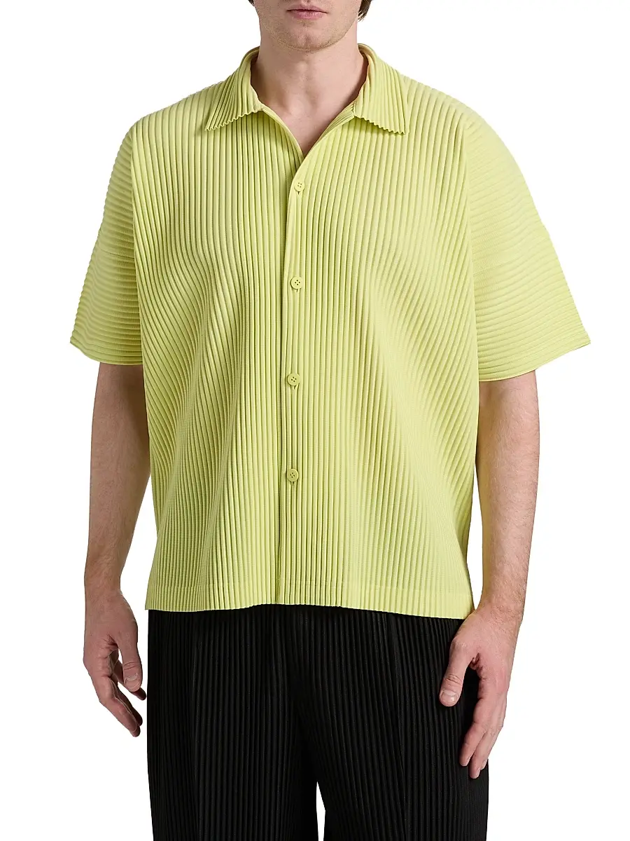 Homme Plissé Issey Miyake Men Monthly Colors: May Knit Shirt | Thumbnail 3 Homme Plissé Issey Miyake Men Monthly Colors: May Knit Shirt | Thumbnail 3