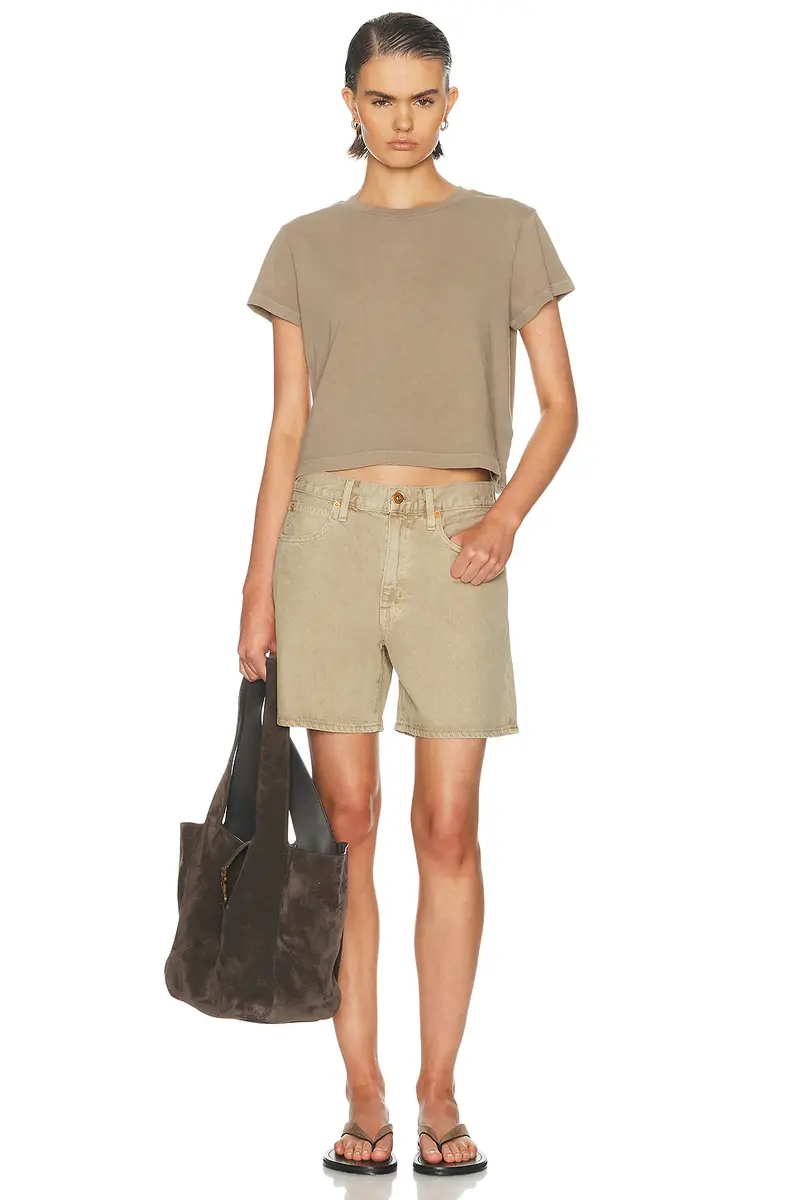 AGOLDE Adine Tee Shrunken Tee | Thumbnail 4 AGOLDE Adine Tee Shrunken Tee | Thumbnail 4
