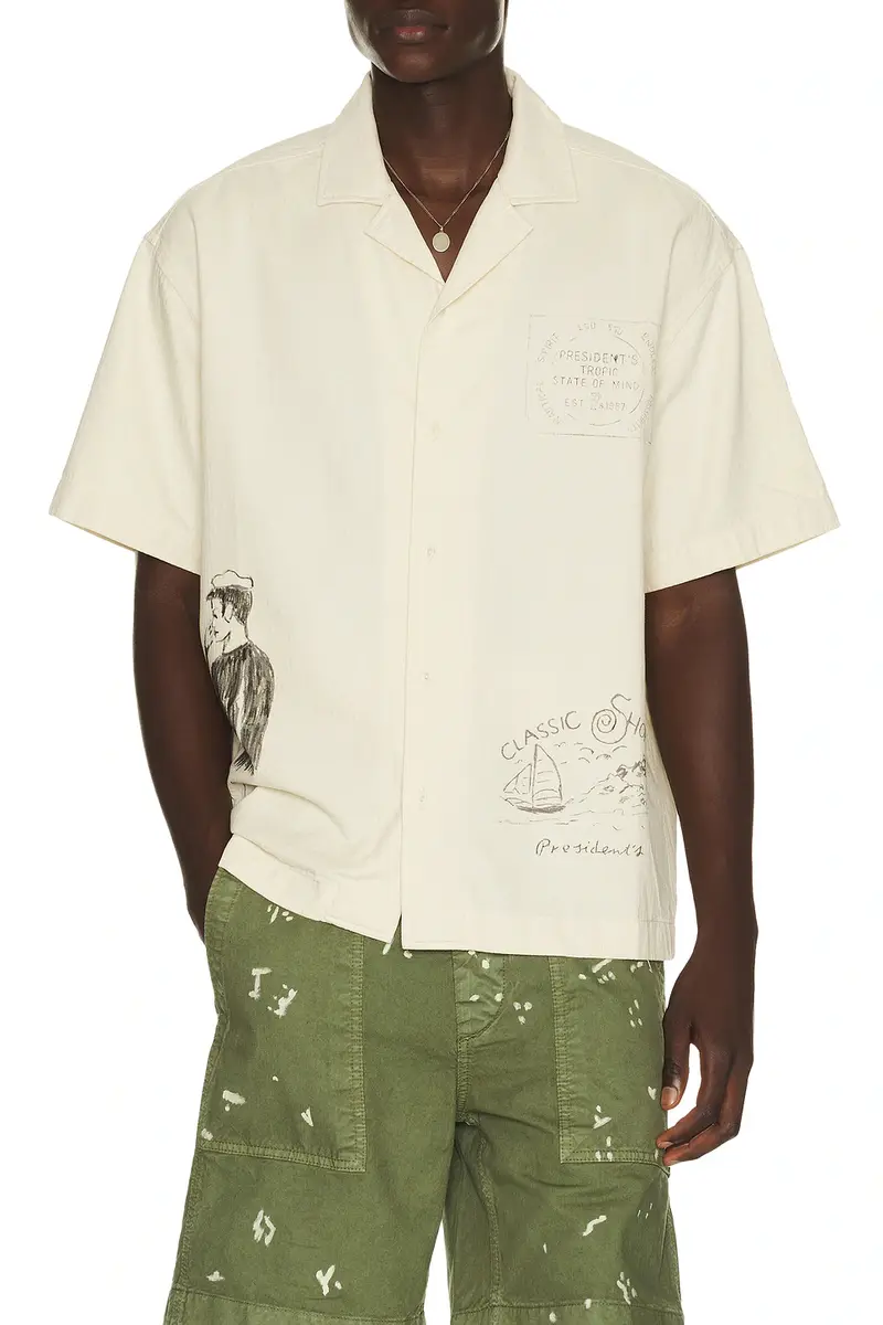 President's Hand Painted Reef Shirt | Image 1 President's Hand Painted Reef Shirt | Image 1