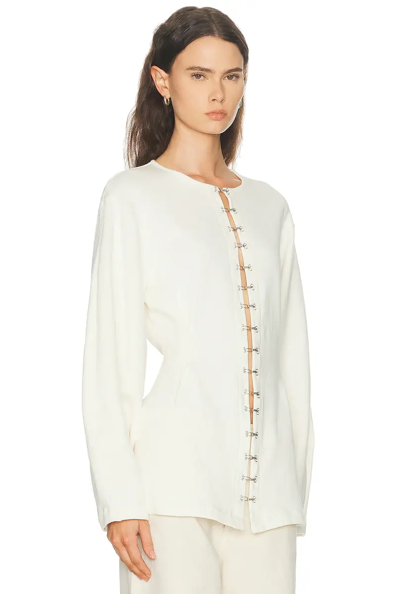 CHAN LUU Pinch Waist Cardigan | Thumbnail 2