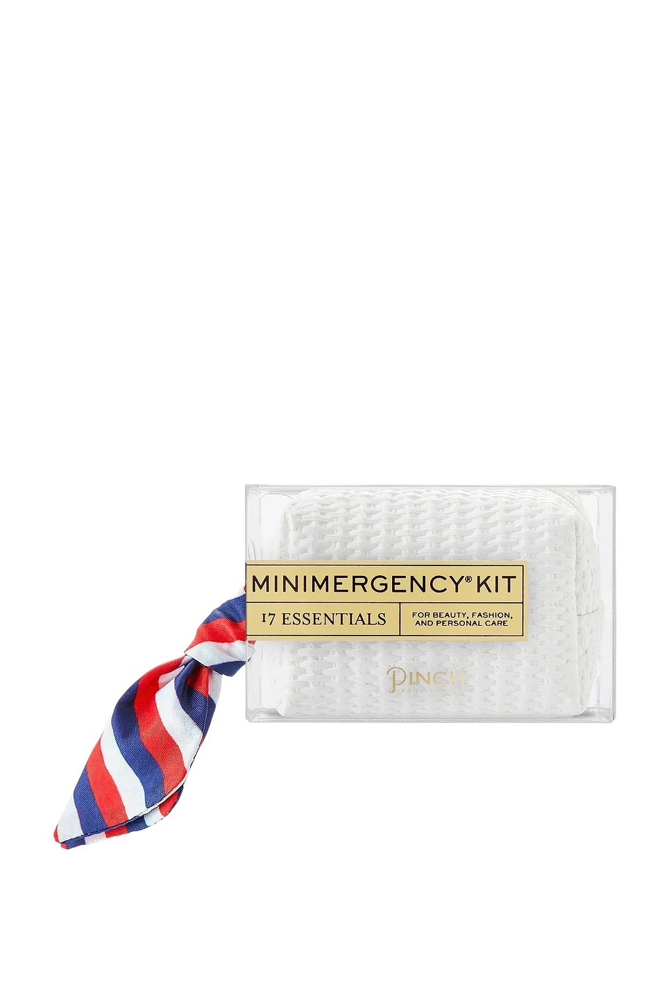 White Basketweave Minimergency Kit White Basketweave Minimergency Kit