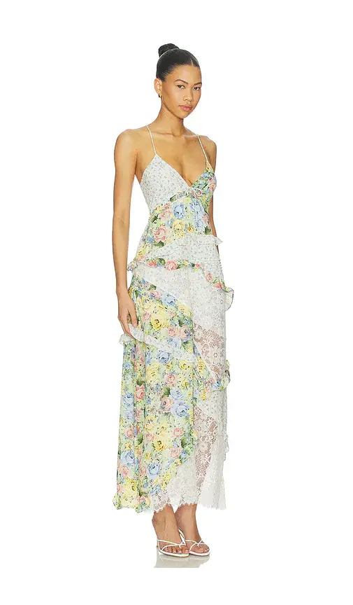 For Love & Lemons Rosalyn Maxi Dress | Thumbnail 2 For Love & Lemons Rosalyn Maxi Dress | Thumbnail 2