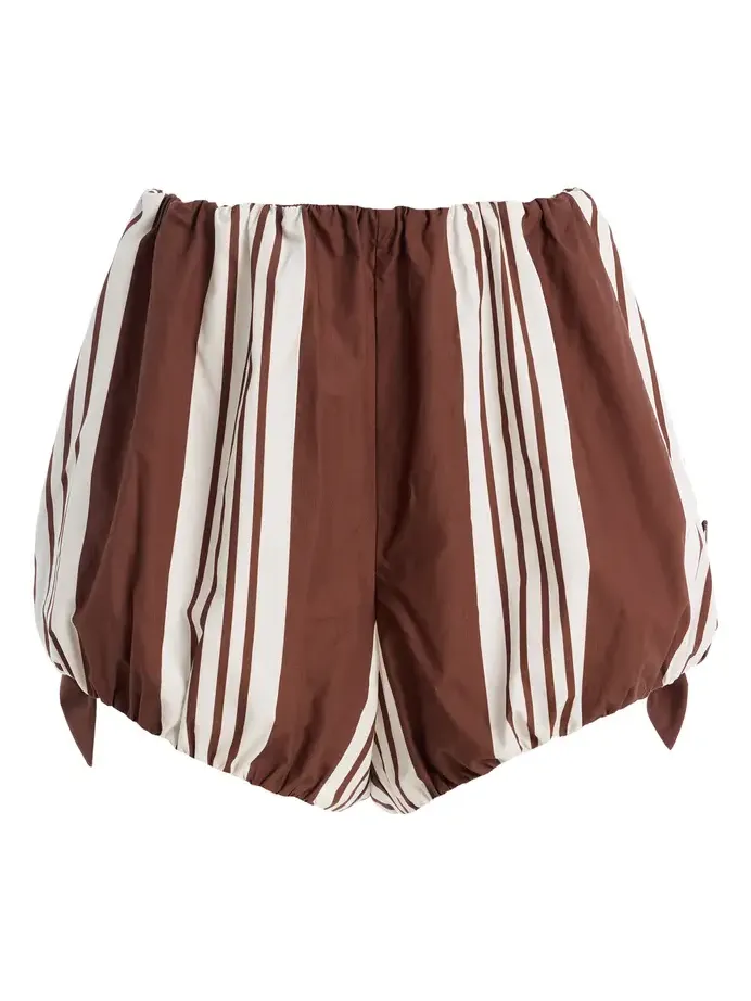 Rosie Striped Cotton Shorts Rosie Striped Cotton Shorts