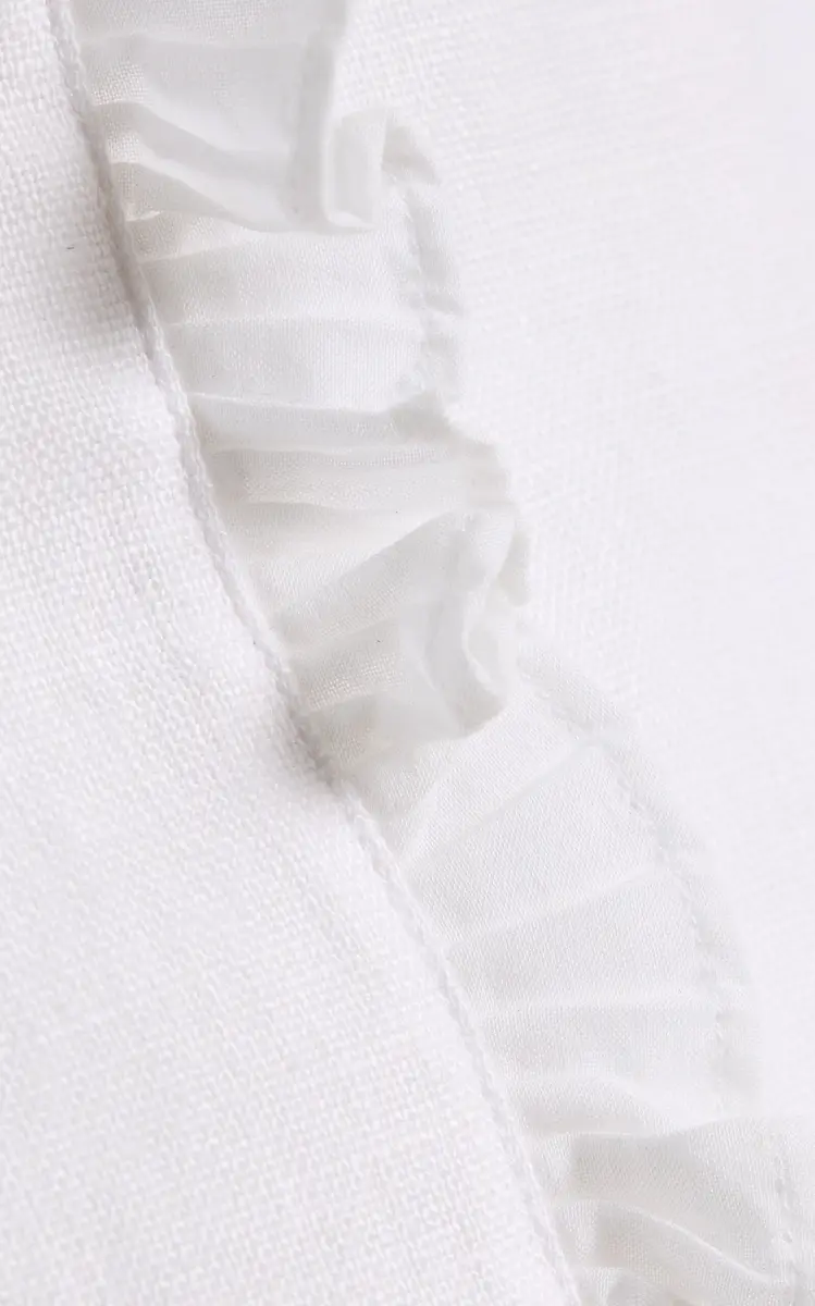 Posse Florence Strapless Ruffled Linen Top | Thumbnail 5 Posse Florence Strapless Ruffled Linen Top | Thumbnail 5