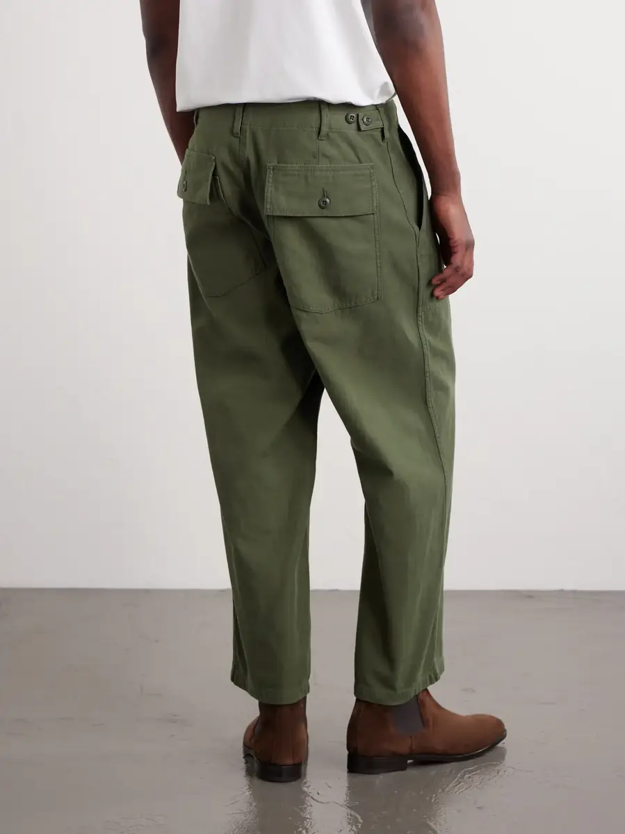 Beams Plus Straight-Leg Cotton Trousers | Thumbnail 4 Beams Plus Straight-Leg Cotton Trousers | Thumbnail 4