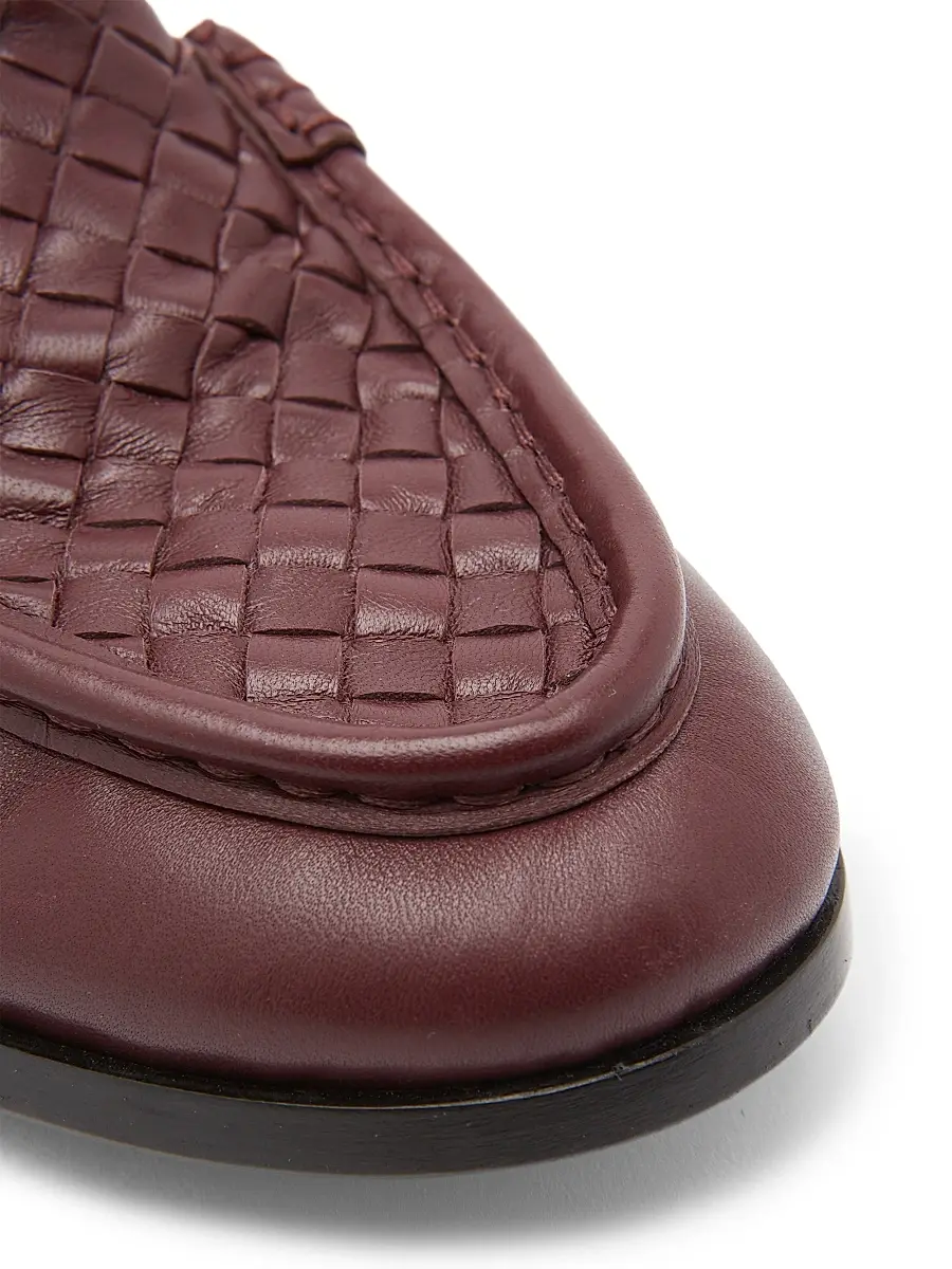 Bottega Veneta Women's Sveglia Intrecciato Leather Loafers | Thumbnail 6 Bottega Veneta Women's Sveglia Intrecciato Leather Loafers | Thumbnail 6