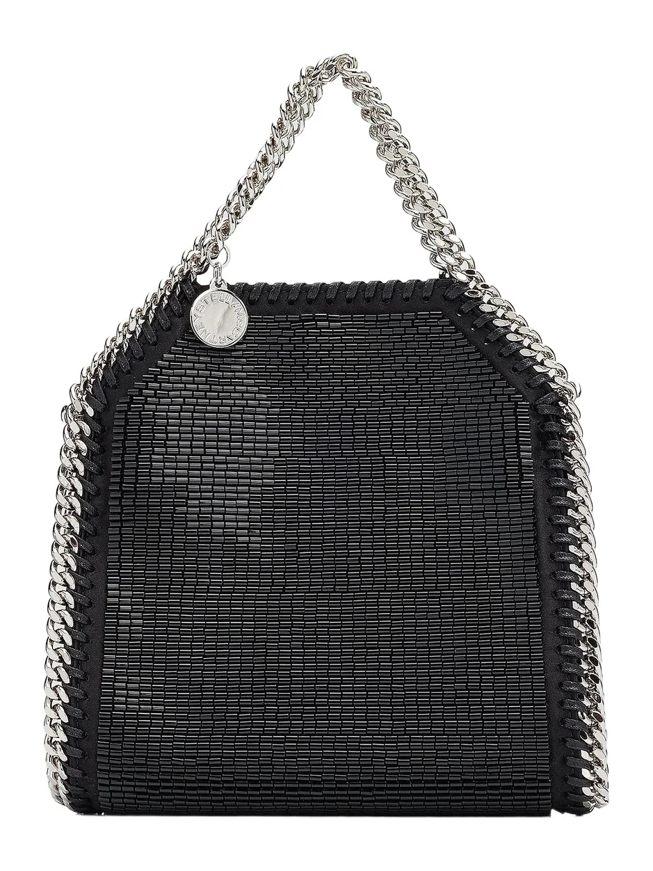 Women's Falabella Tiny Beaded Satin Top Handle Bag