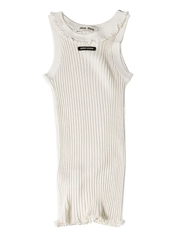 Miu Miu Women's Silk Tank Top