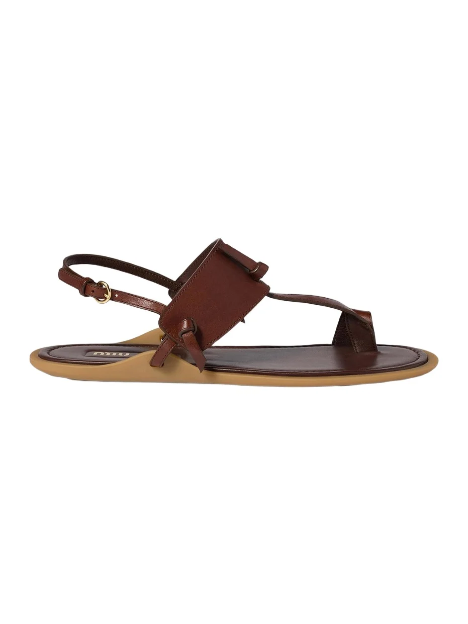 Women's Leather Thong Sandals