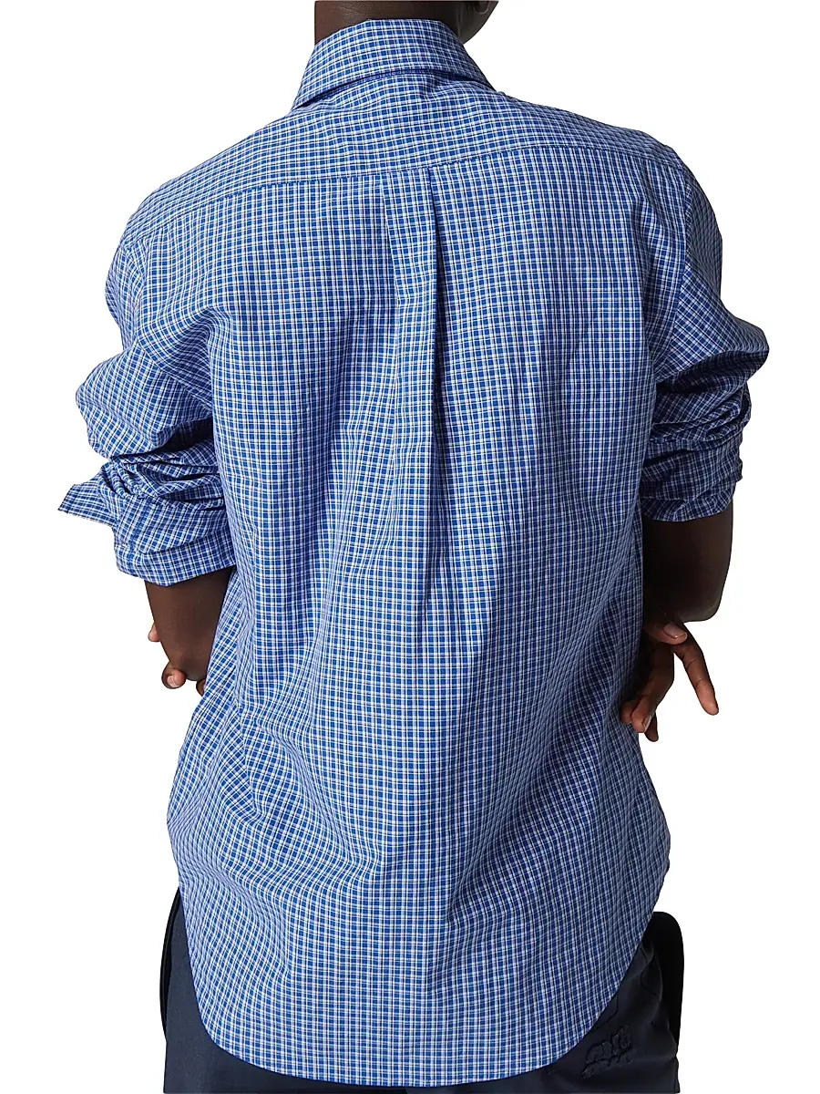Miu Miu Women's Checked Shirt | Thumbnail 4 Miu Miu Women's Checked Shirt | Thumbnail 4