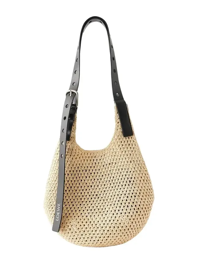 Paula's Ibiza Leather-Trimmed Woven Raffia Tote Bag - Men Paula's Ibiza Leather-Trimmed Woven Raffia Tote Bag - Men