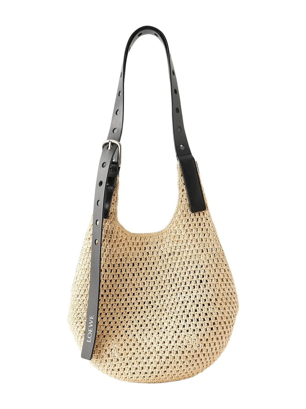 Loewe Paula's Ibiza Leather-Trimmed Woven Raffia Tote Bag - Men