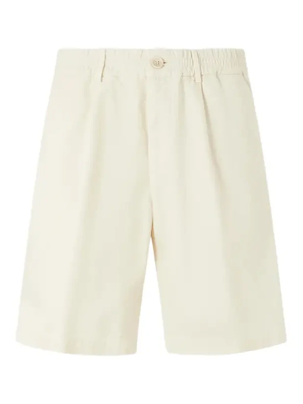 Straight-Leg Cotton Bermuda Shorts - Men Straight-Leg Cotton Bermuda Shorts - Men
