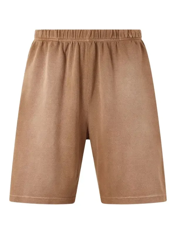 Straight-Leg Cotton-Piqué Drawstring Rider Shorts - Men Straight-Leg Cotton-Piqué Drawstring Rider Shorts - Men