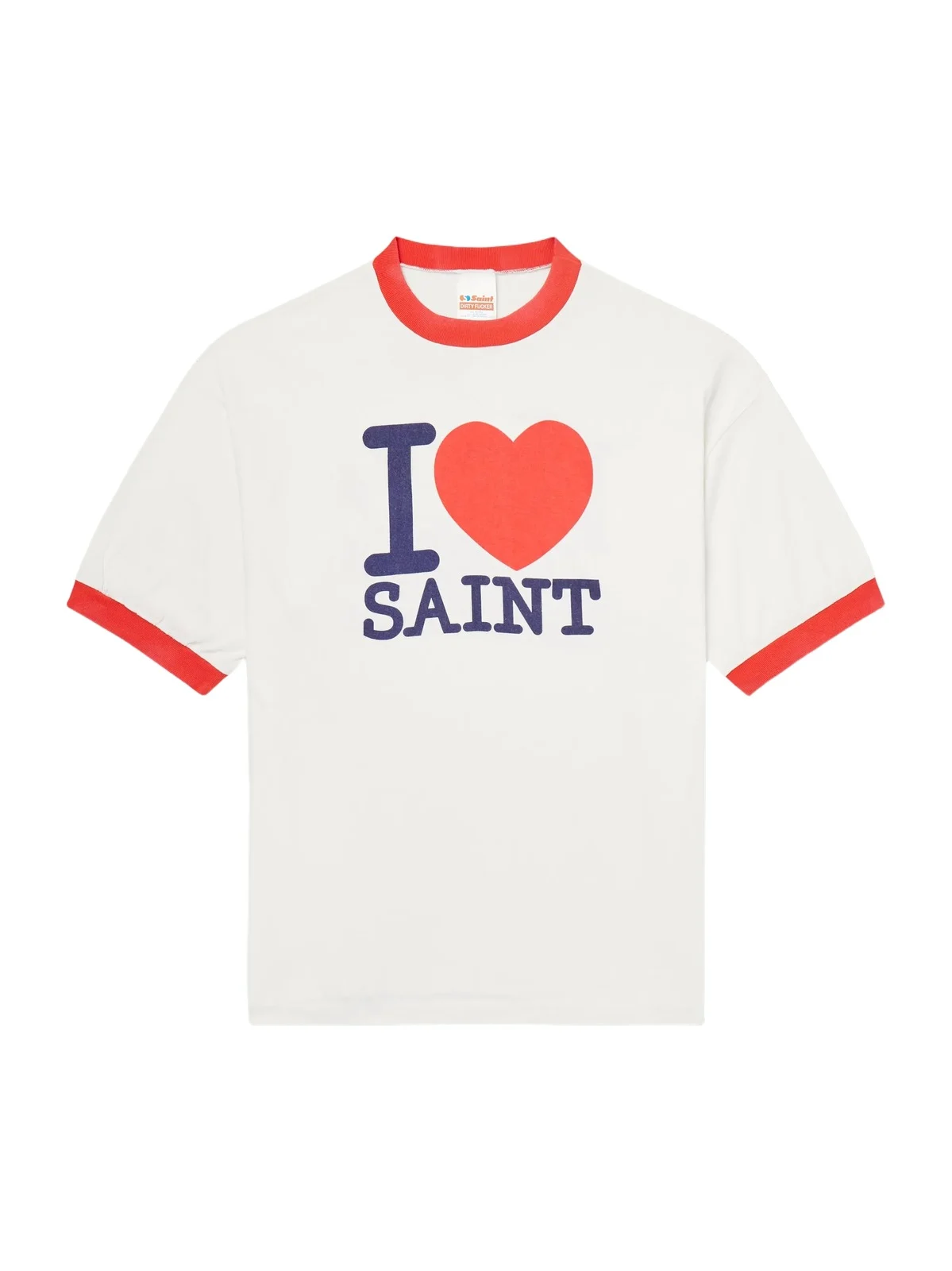 I Love Saint Cotton-Jersey T-Shirt - Men I Love Saint Cotton-Jersey T-Shirt - Men