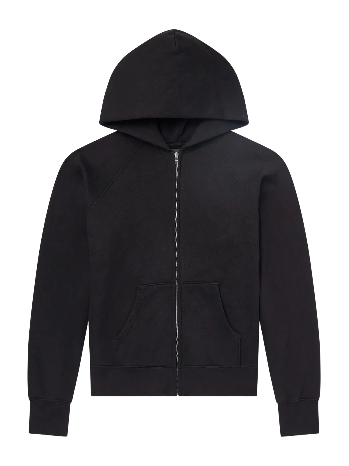 Heavyweight Structured-Fleec Cotton-Jersey Raglan Zip-Up Hoodie - Men