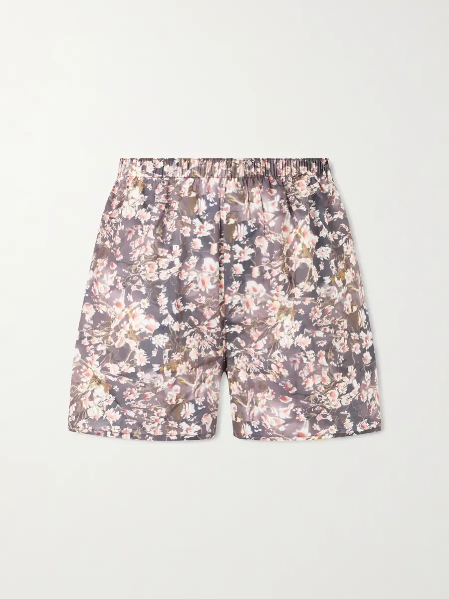 Sunspel Printed Cotton Boxer Shorts - Men | Thumbnail 2