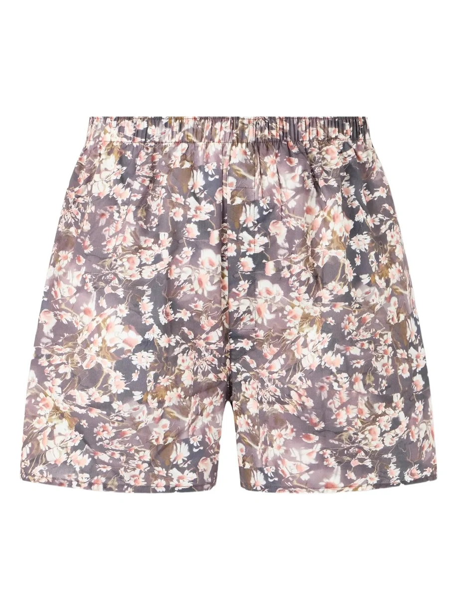 Sunspel Printed Cotton Boxer Shorts - Men