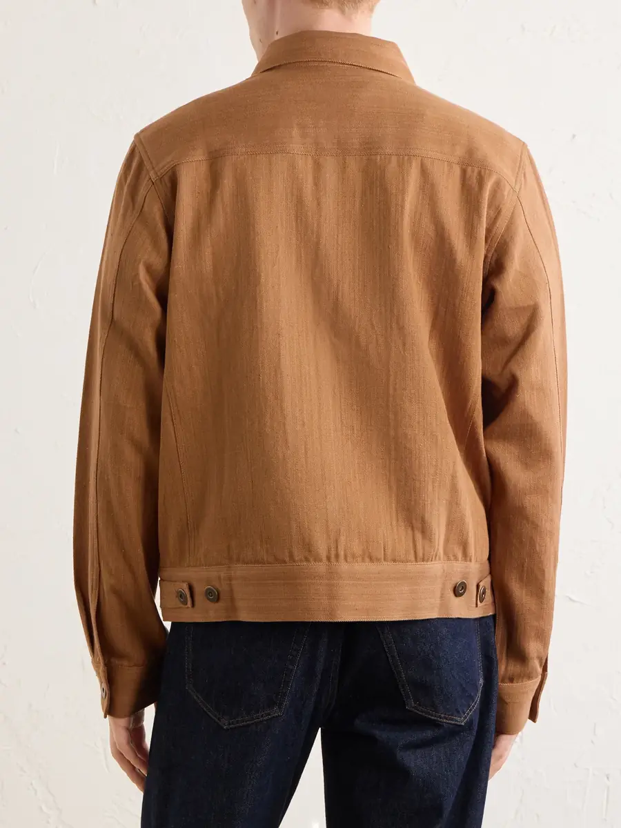 Kardo Marvin Cotton-Jacquard Trucker Jacket - Men | Thumbnail 4 Kardo Marvin Cotton-Jacquard Trucker Jacket - Men | Thumbnail 4