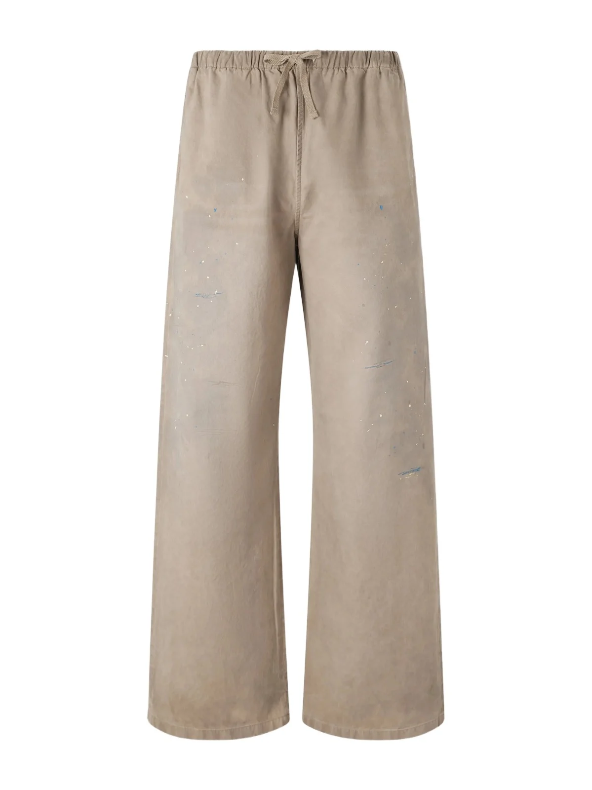 Wide-Leg Paint-Splattered Cotton-Twill Trousers - Men Wide-Leg Paint-Splattered Cotton-Twill Trousers - Men