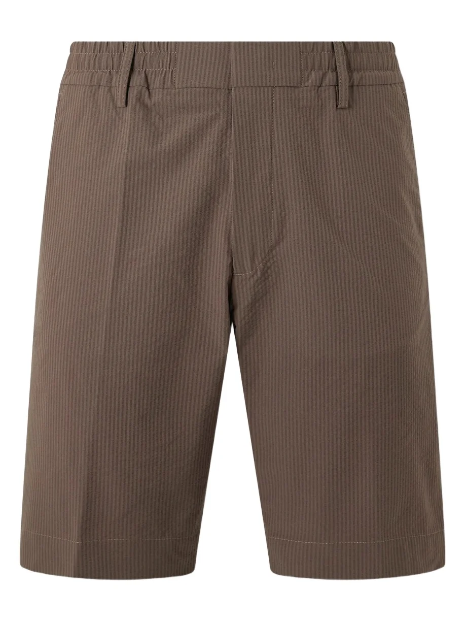 Billie Straight-Leg Striped Seersucker Shorts - Men Billie Straight-Leg Striped Seersucker Shorts - Men