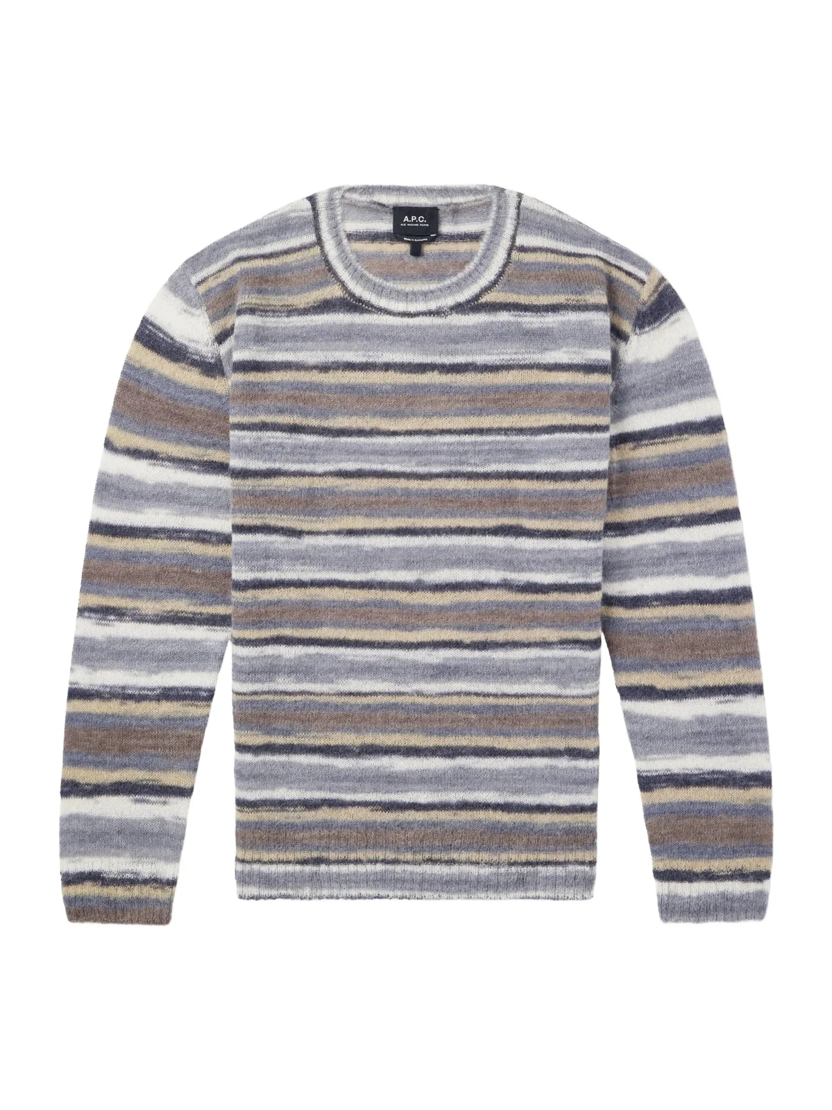 A.P.C. Hector Striped Knitted Sweater - Men