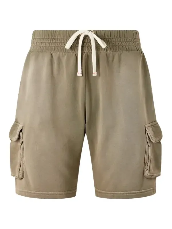 Les Tien Yacht Straight-Leg Cotton-Jersey Cargo Shorts - Men