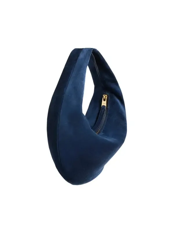 Mini Olivia Hobo In Midnight Navy Suede Mini Olivia Hobo In Midnight Navy Suede