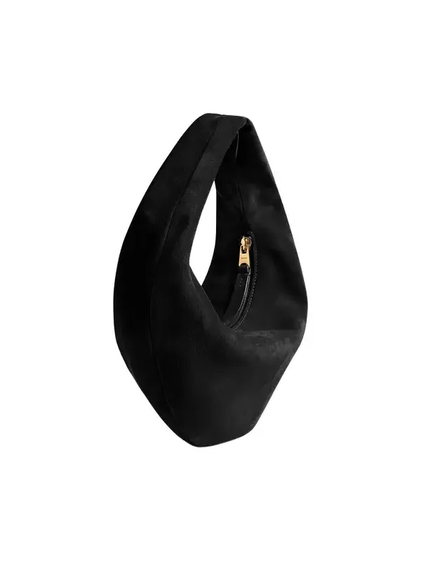 Mini Olivia Hobo In Black Suede Mini Olivia Hobo In Black Suede