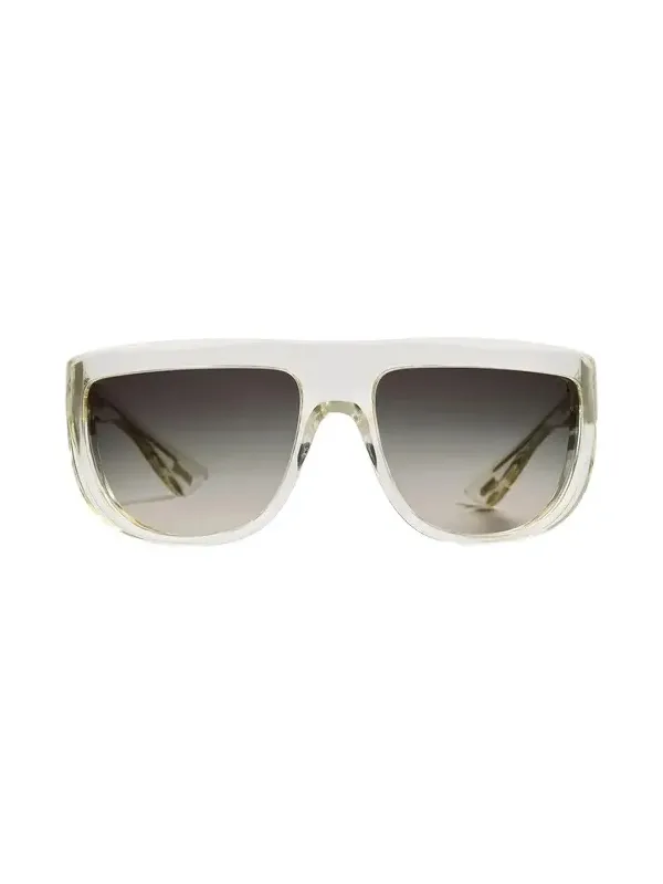 Khaite Khaite X Oliver Peoples 1974C In Pale Citrine And Grey Gradient