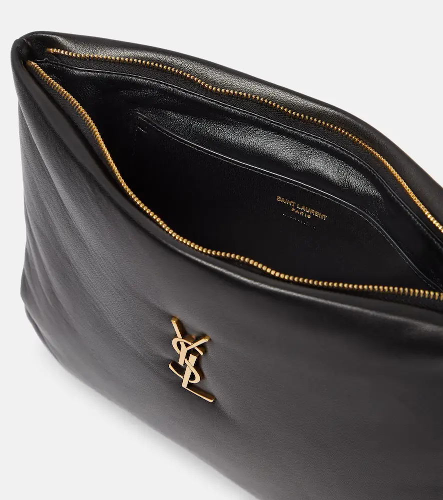 Saint Laurent Calypso Large leather pouch | Thumbnail 4 Saint Laurent Calypso Large leather pouch | Thumbnail 4