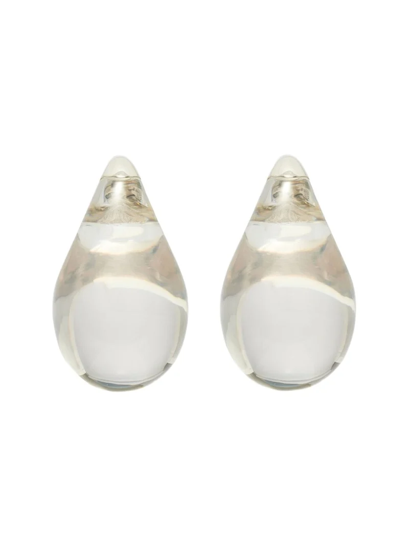 Drop sterling silver earrings