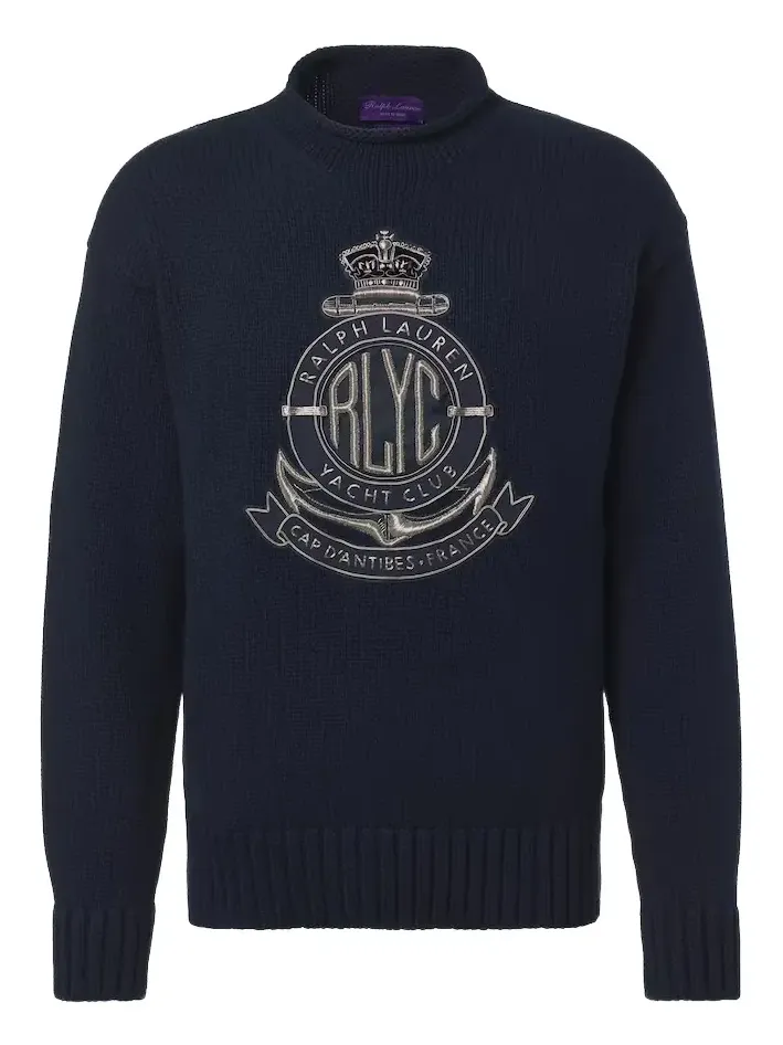 Embroidered cotton sweater Embroidered cotton sweater