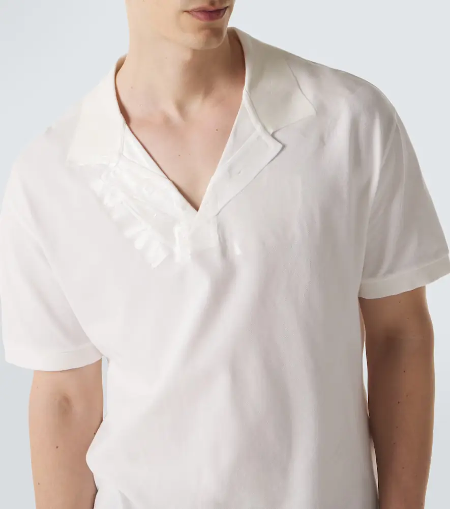 Maison Margiela Cotton piqué polo shirt | Thumbnail 4 Maison Margiela Cotton piqué polo shirt | Thumbnail 4