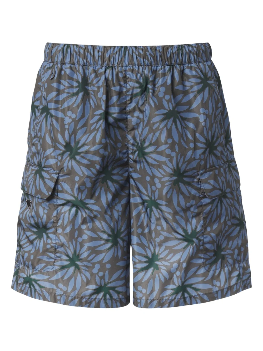 Prada Re-Nylon floral swim trunks