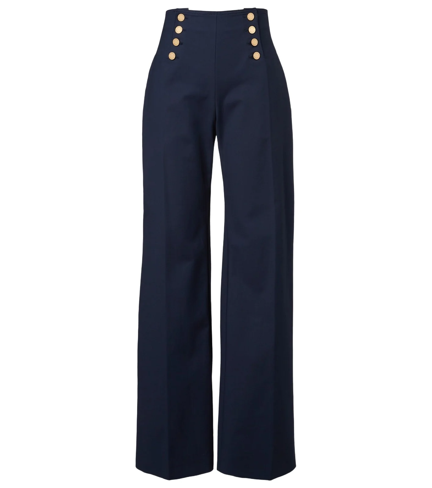 Alba cotton-blend wide-leg pants