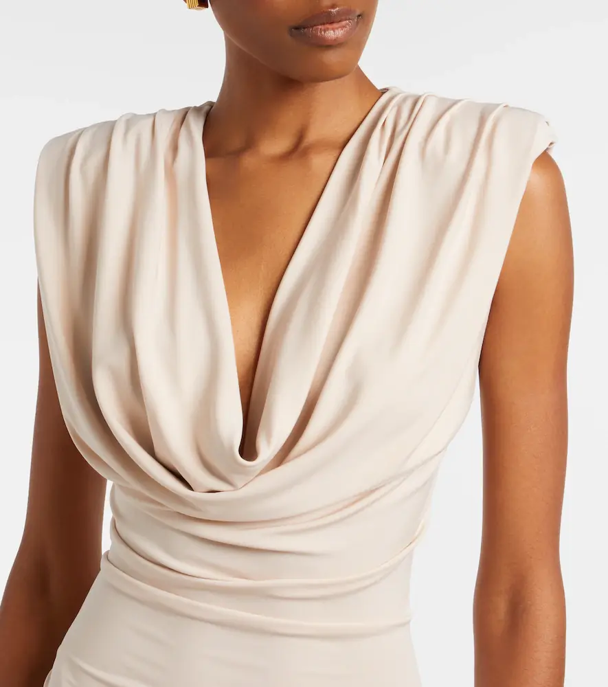 Wardrobe.NYC Wardrobe. NYC Draped jersey minidress | Thumbnail 5