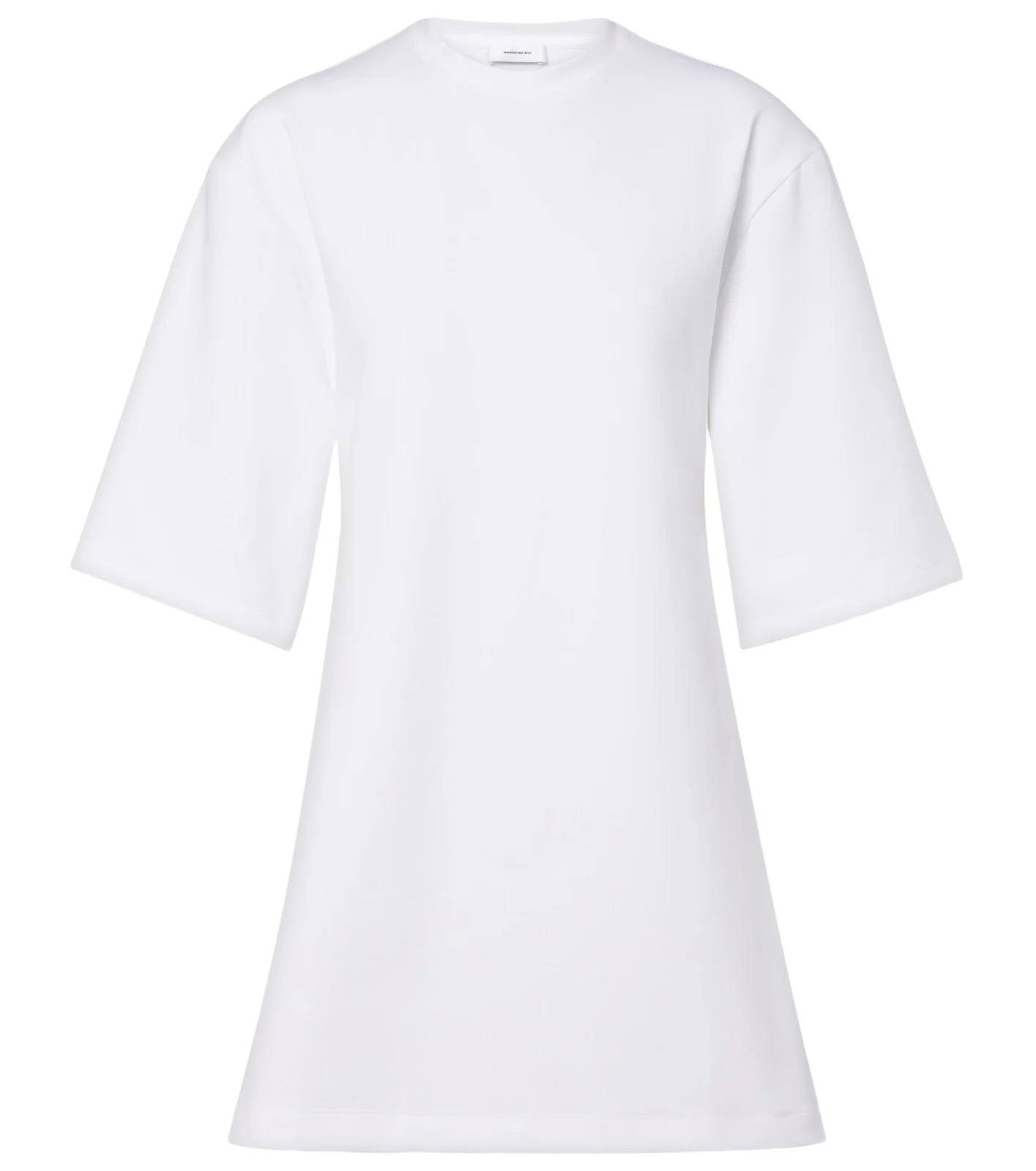 Wardrobe. NYC Open-back cotton-blend jersey minidress Wardrobe. NYC Open-back cotton-blend jersey minidress