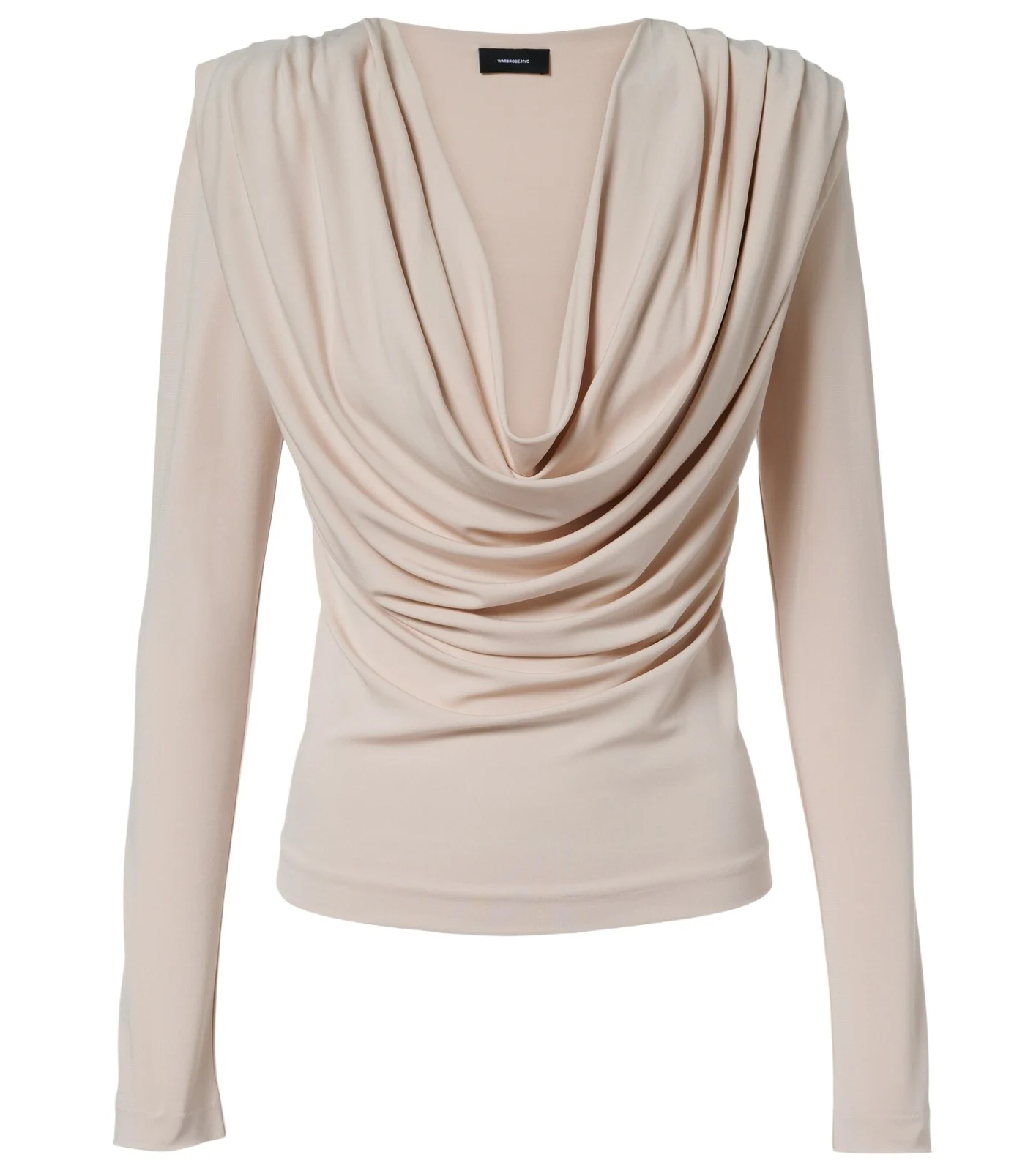 Wardrobe. NYC Draped jersey top Wardrobe. NYC Draped jersey top
