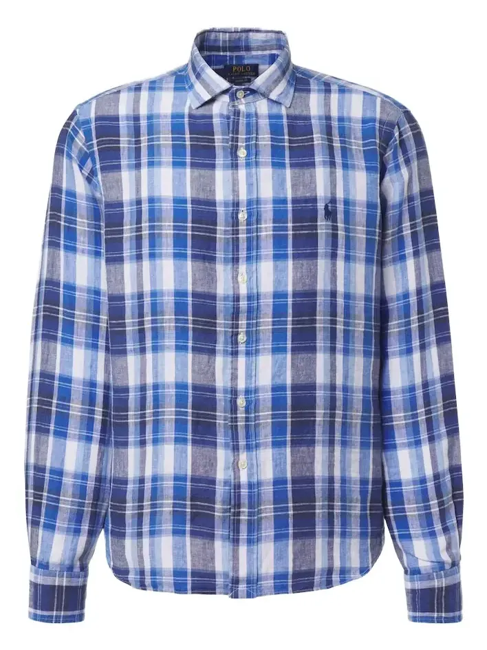 Checked linen shirt Checked linen shirt