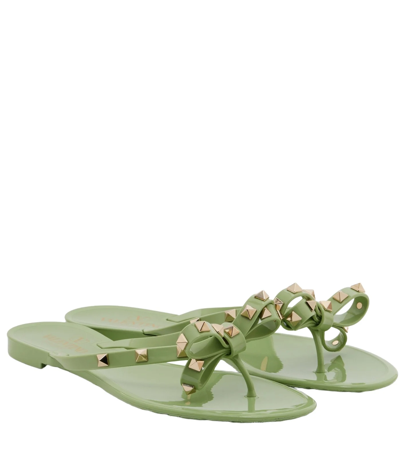 Valentino Garavani Rockstud PVC thong sandals