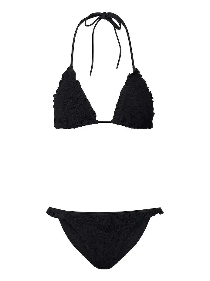 Hunza G Naomi ruffled bikini