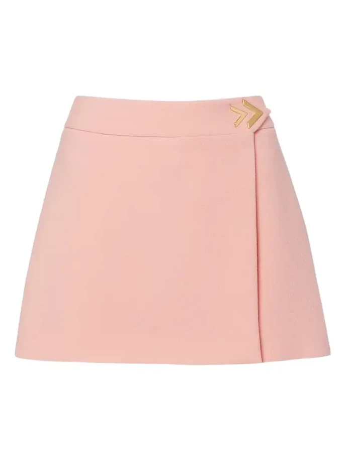 VGold virgin wool crêpe miniskirt VGold virgin wool crêpe miniskirt