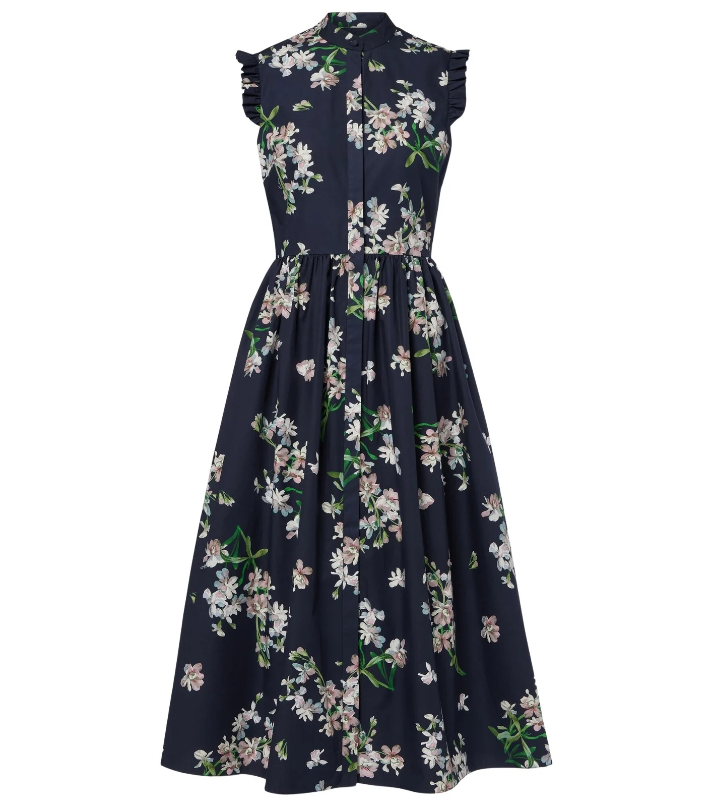 Floral cotton midi dress Floral cotton midi dress