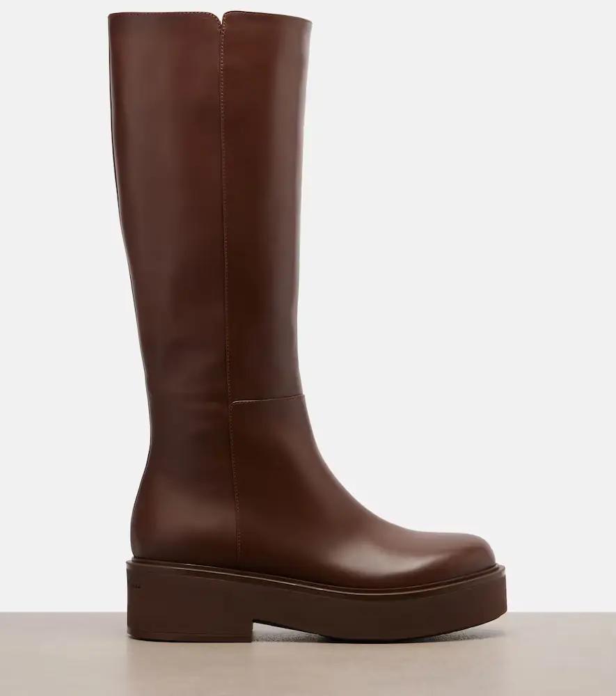 Gianvito Rossi Hiro leather knee-high boots | Thumbnail 3